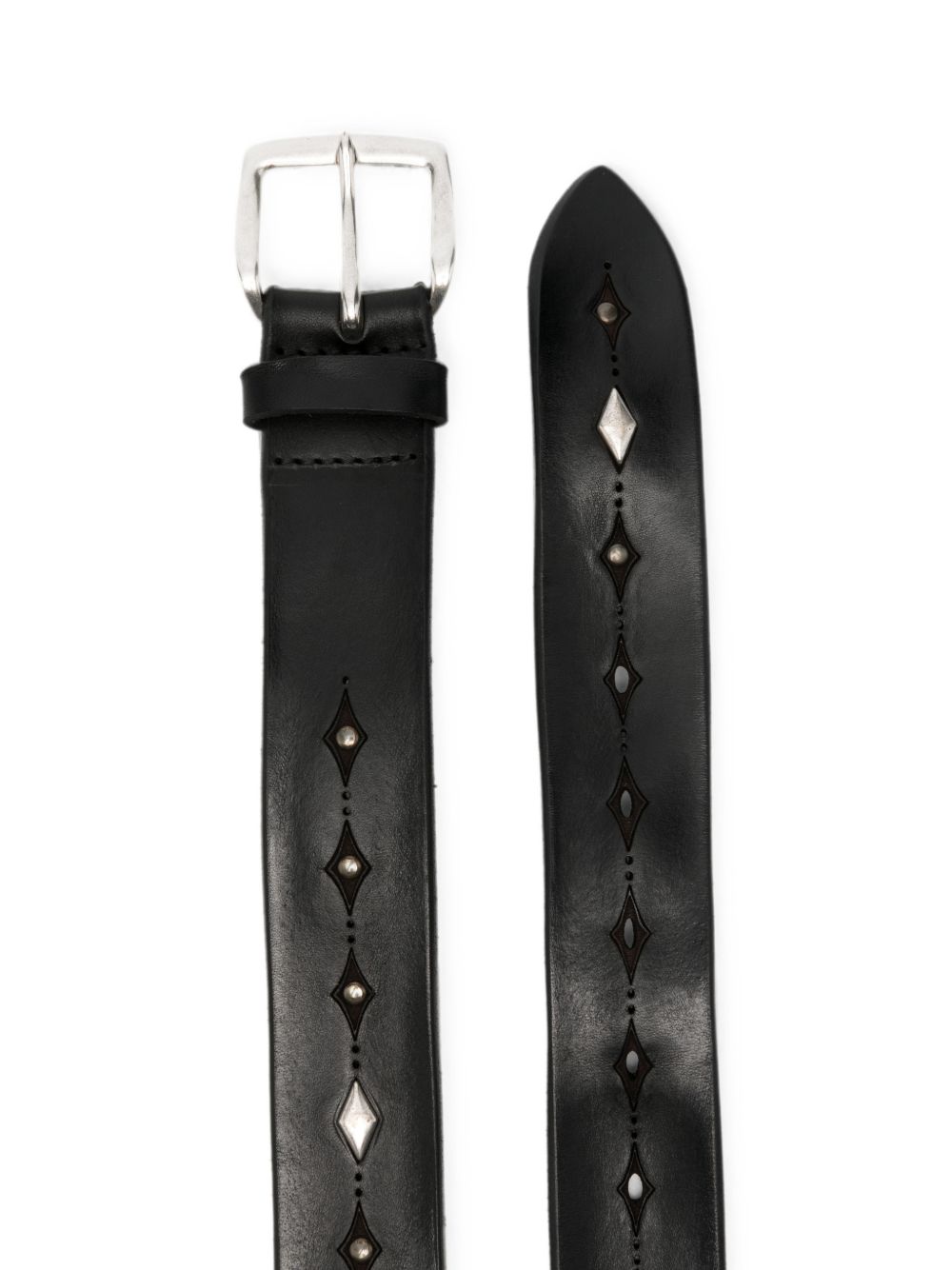 ORCIANI Cintura Bull Soft in pelle nera 