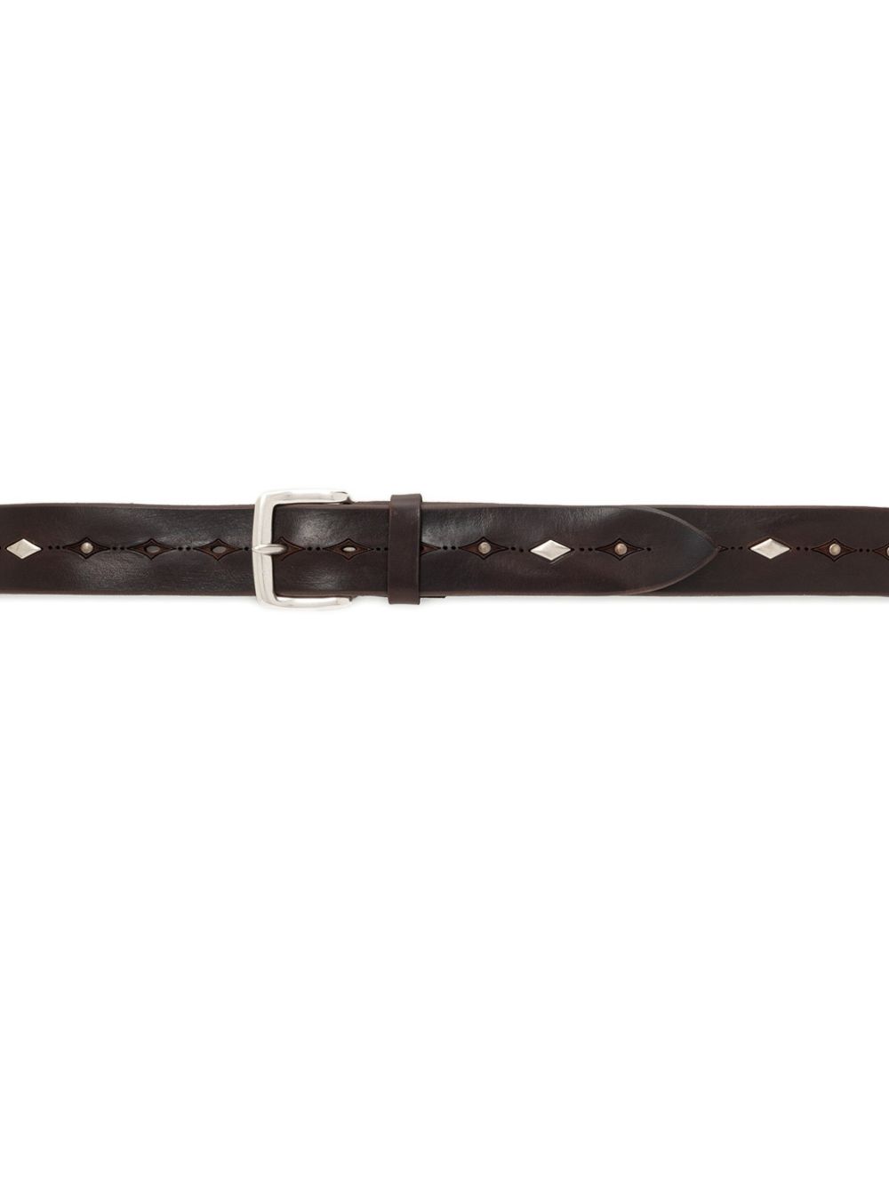 ORCIANI Cintura Bull Soft in pelle marrone 