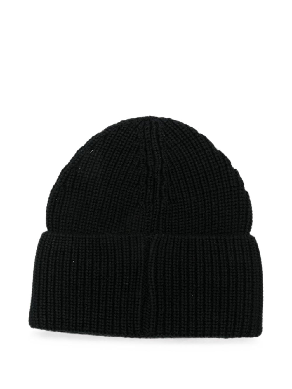 PALM ANGELS Berretto nero con logo 