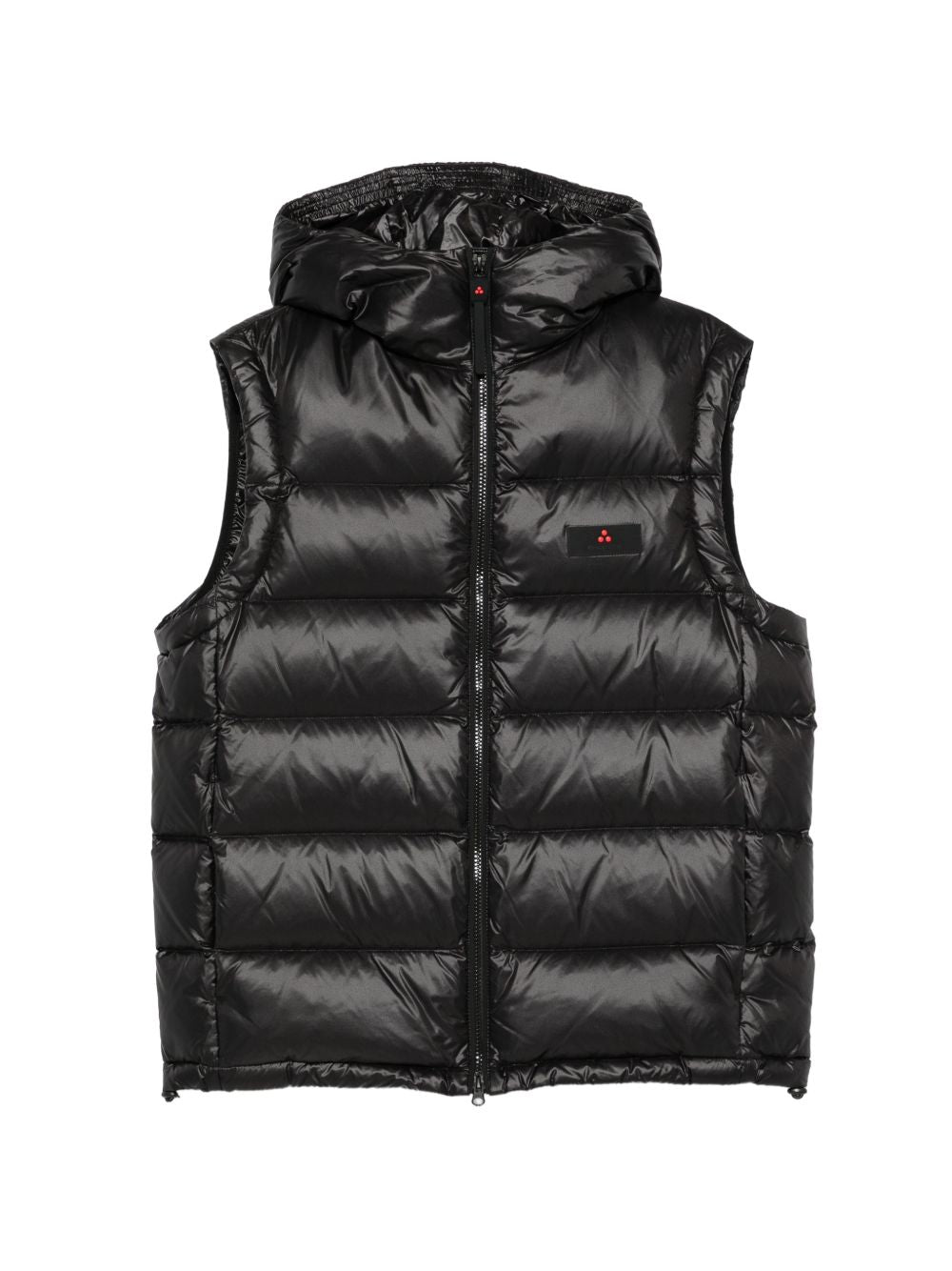 PEUTEREY Gilet imbottito con cappuccio nero 