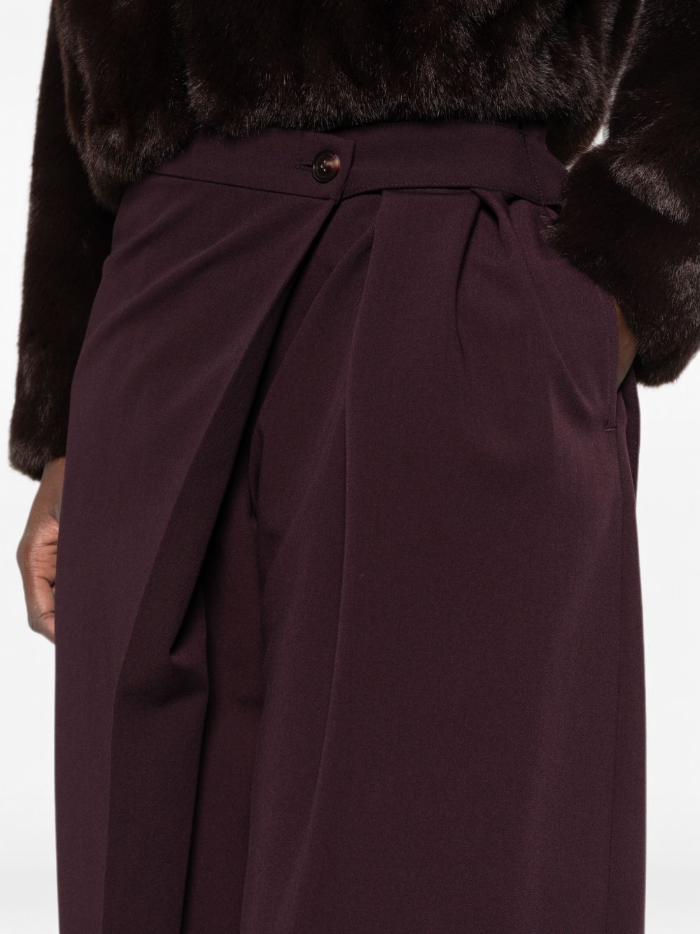 PINKO Pantaloni Pesce marroni morbidi casual chic 