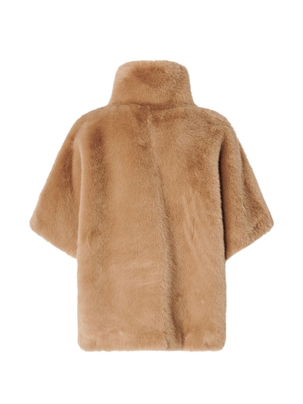 PINKO Cappa New Comodino in ecopelliccia beige 