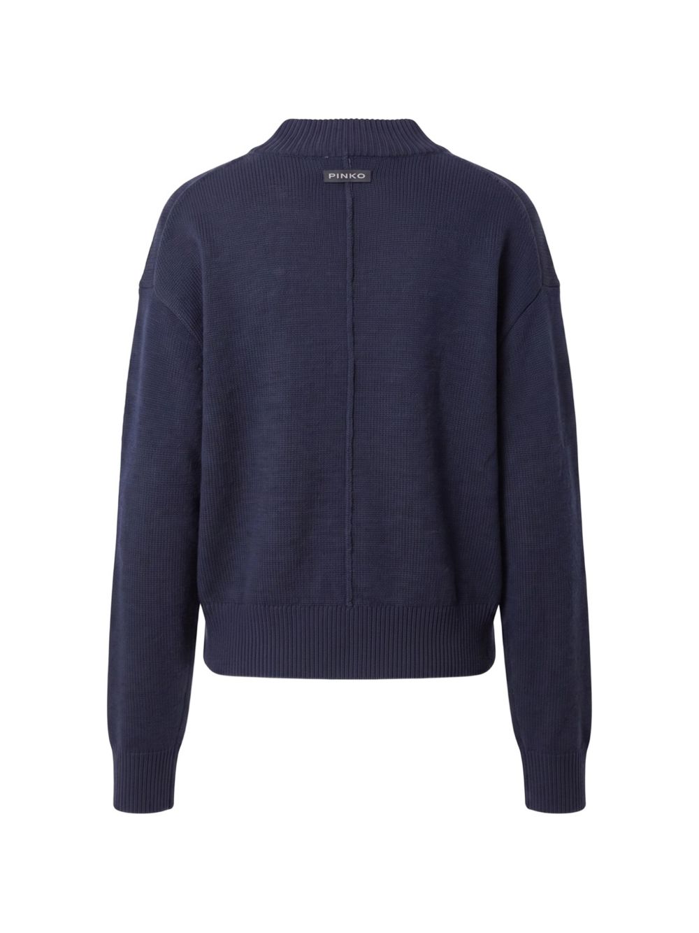 PINKO Maglia blu Sparta con design sulla schiena 