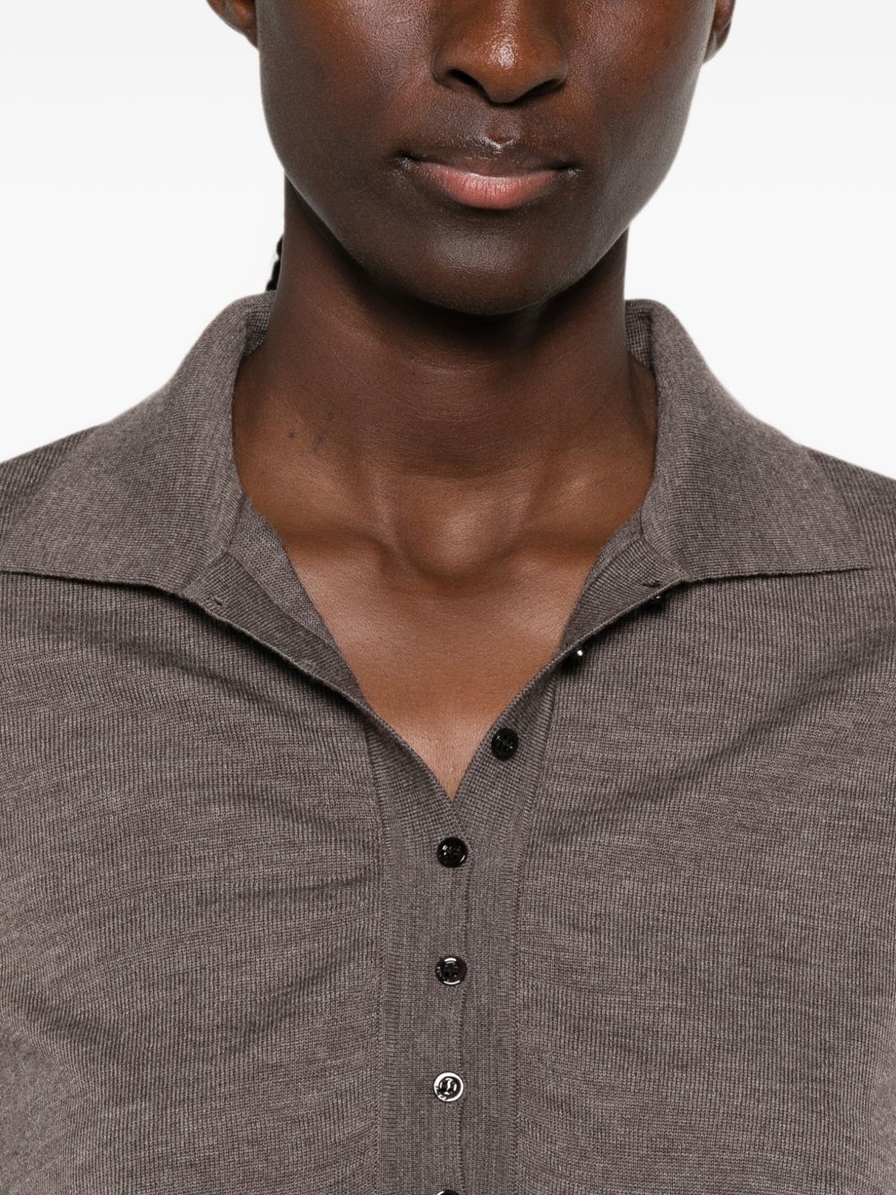PINKO Polo marrone tortora Vaduz 