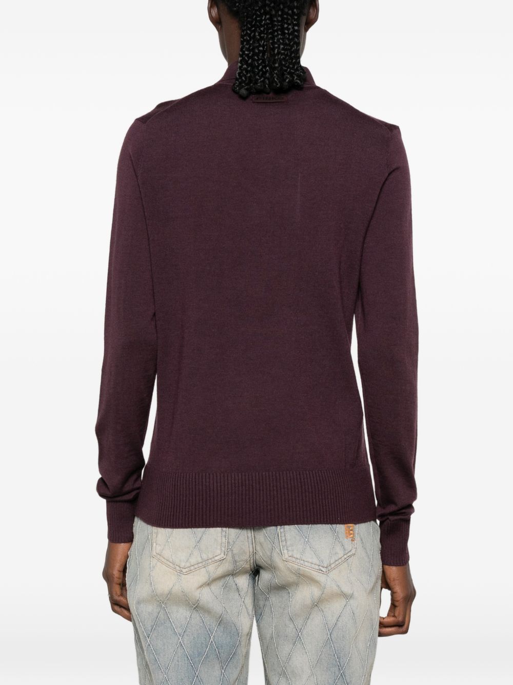 PINKO Polo Vaduz viola melanzana 
