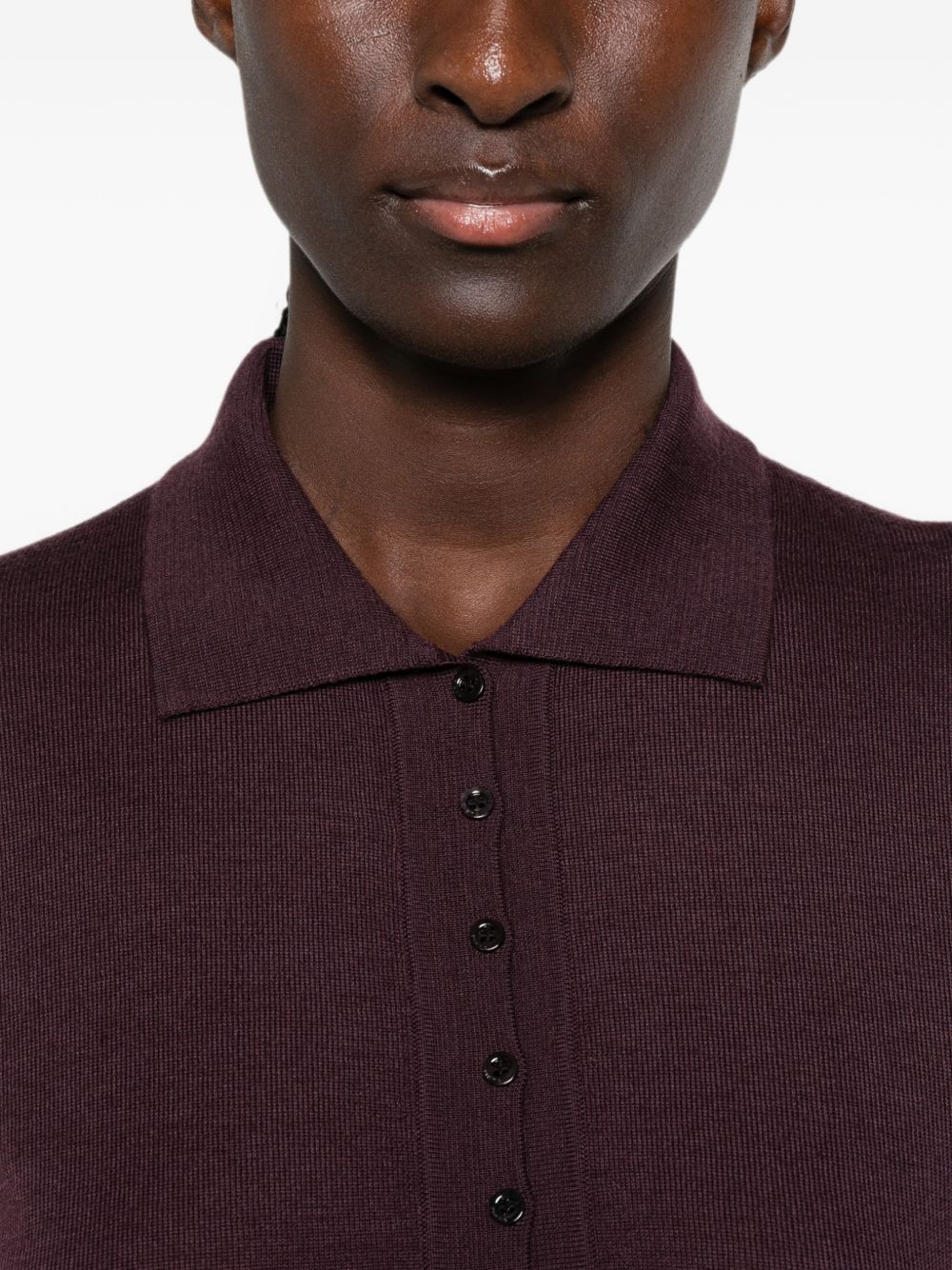 PINKO Polo Vaduz viola melanzana 