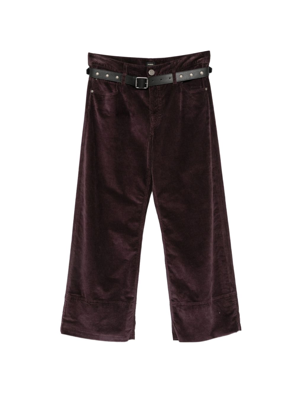 PINKO Pantaloni in velluto bordeaux Cyntia 