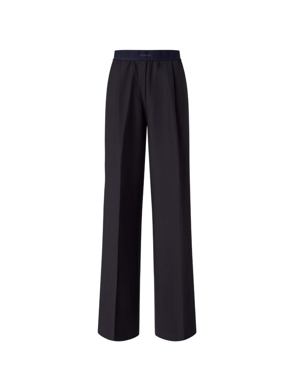 PINKO Pantaloni gessati Phaius con elastico in vita 