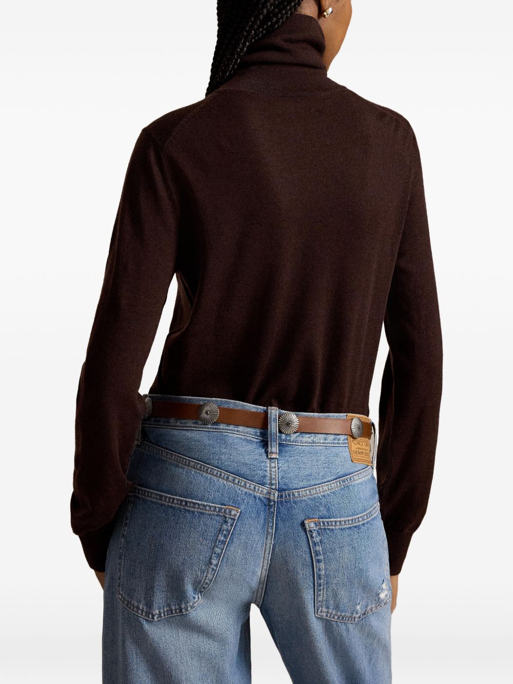 POLO RALPH LAUREN Maglia a collo alto in lana morbida 