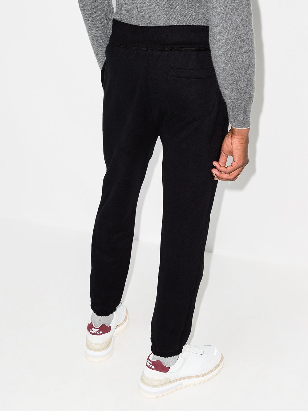 POLO RALPH LAUREN Pantaloni sportivi neri con tasche e coulisse in vita 