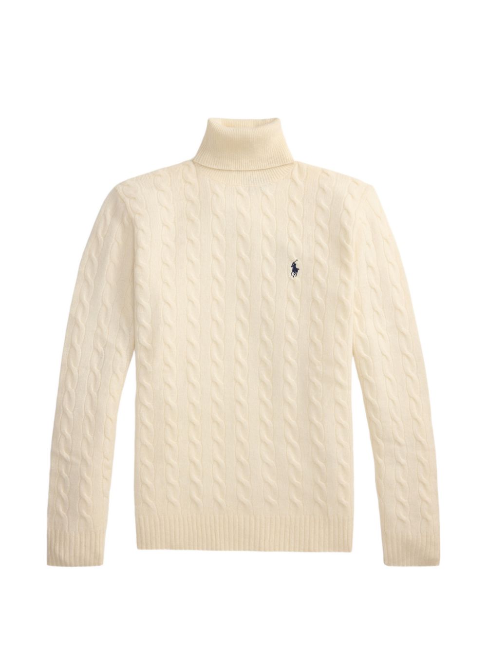 POLO RALPH LAUREN Maglia in lana a collo alto con logo 