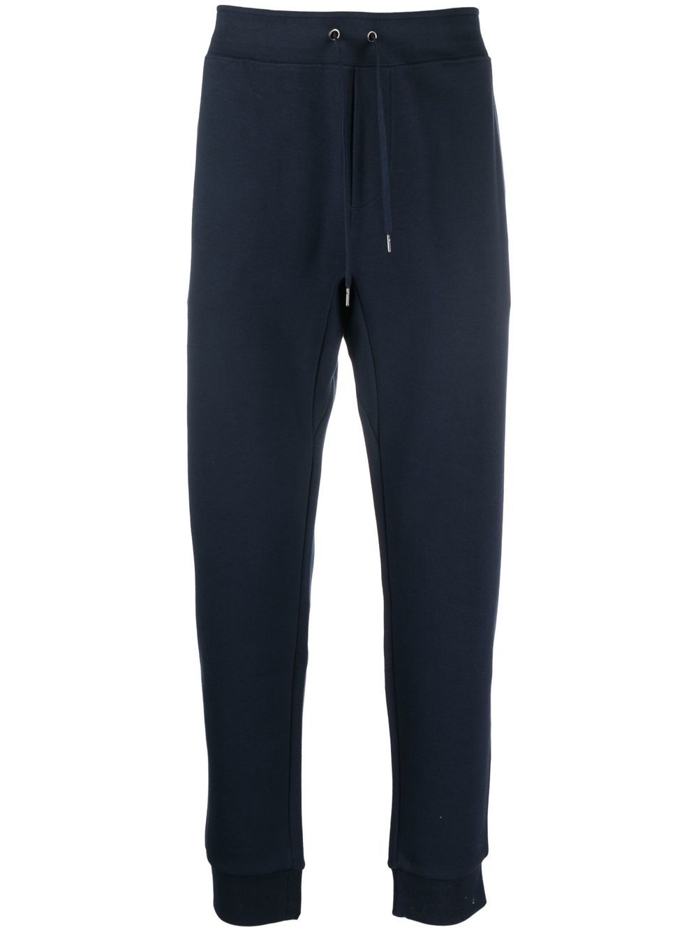 POLO RALPH LAUREN Pantaloni sportivi uomo blu navy con coulisse regolabile in vita e caviglie 