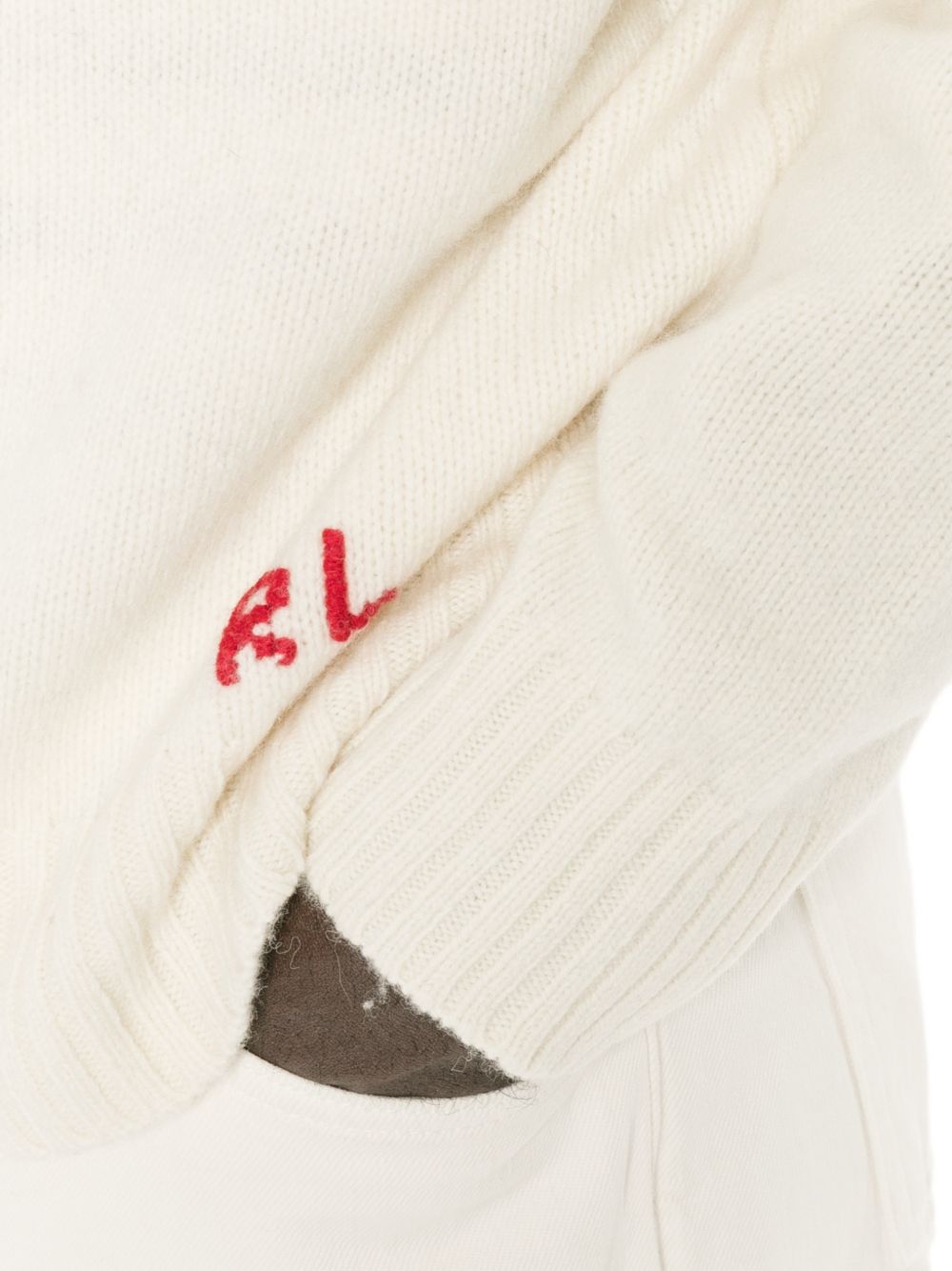 POLO RALPH LAUREN Maglia in lana e cashmere con grafica 