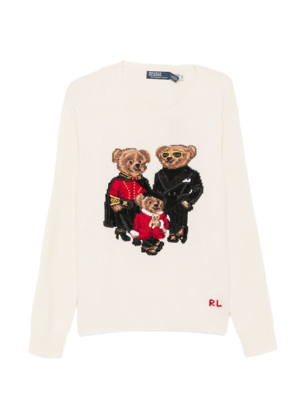 POLO RALPH LAUREN Maglia in lana e cashmere con grafica 