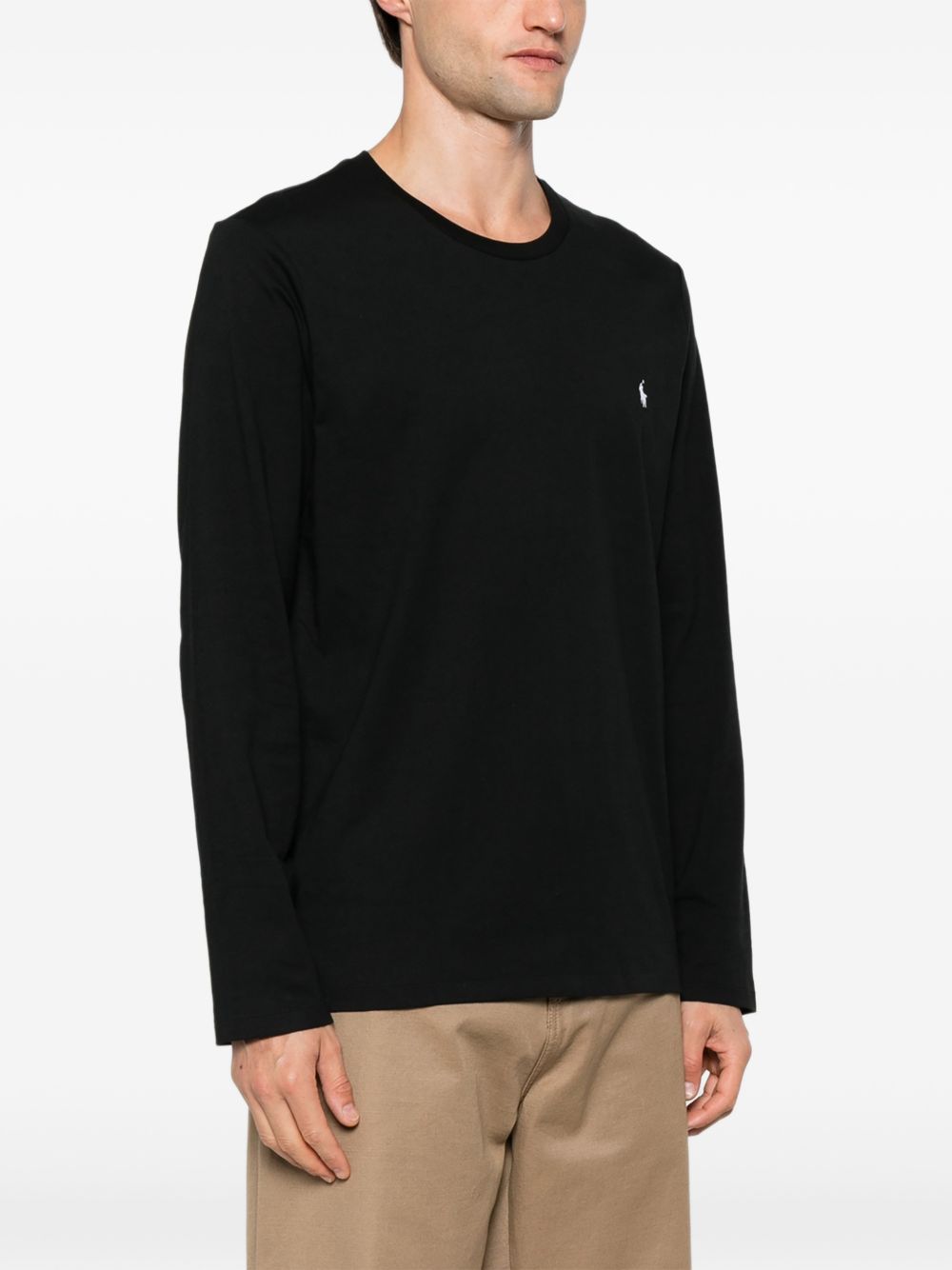 POLO RALPH LAUREN T-shirt Manica Lunga Nera 
