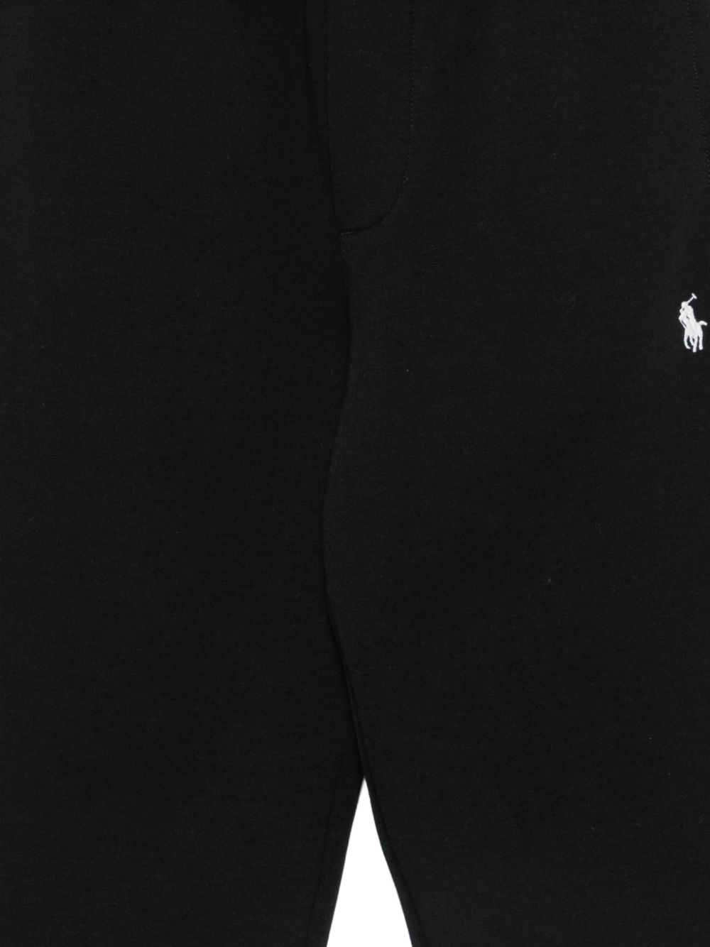 POLO RALPH LAUREN Pantaloni sportivi neri in cotone 