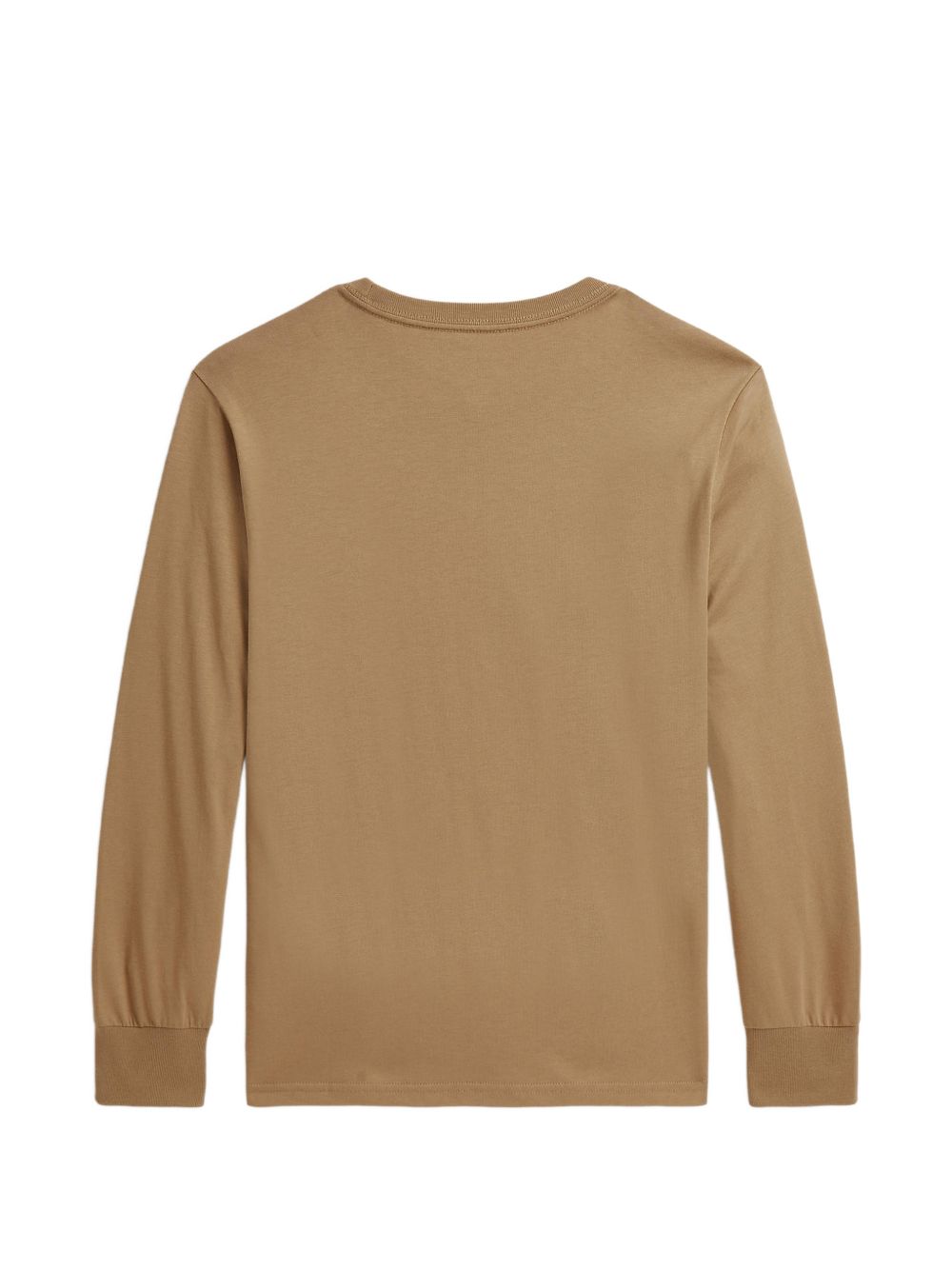 POLO RALPH LAUREN T-shirt beige "Polo Bear" a maniche lunghe in cotone 