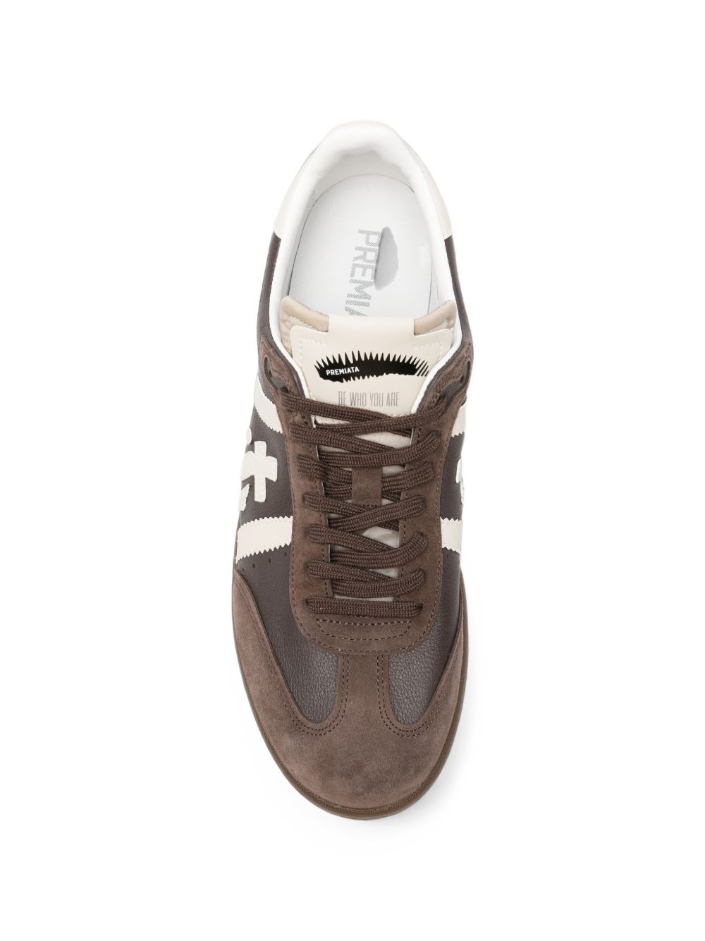 PREMIATA Sneakers basse Bonnie in pelle marrone 