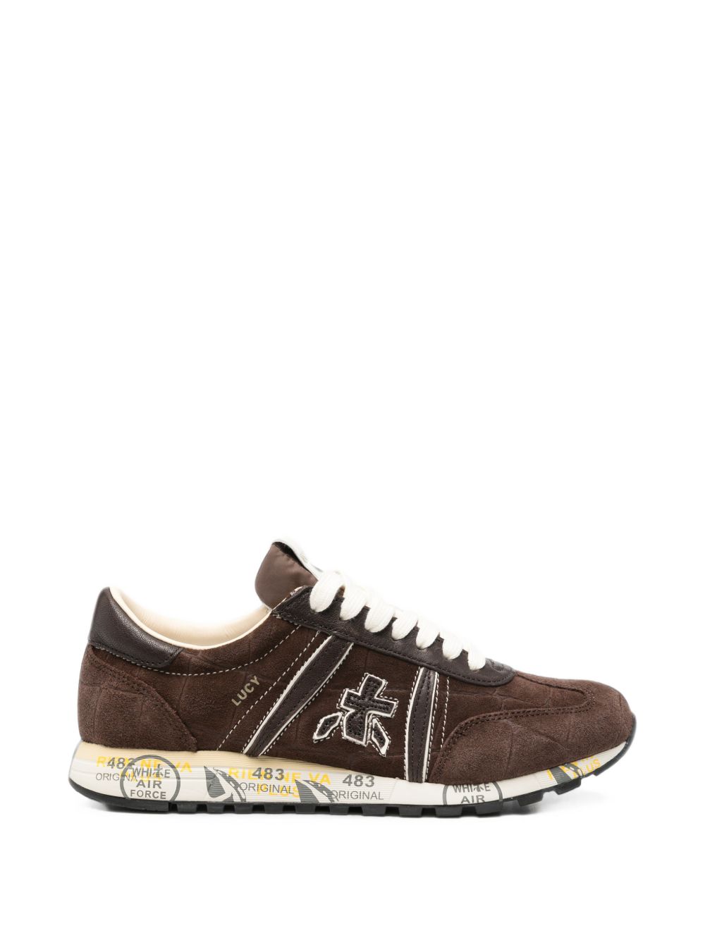 PREMIATA Sneakers Lucyd marrone scuro in suede 