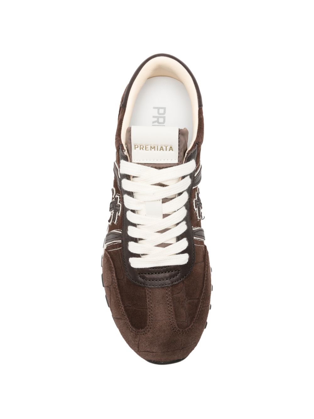 PREMIATA Sneakers Lucyd marrone scuro in suede 