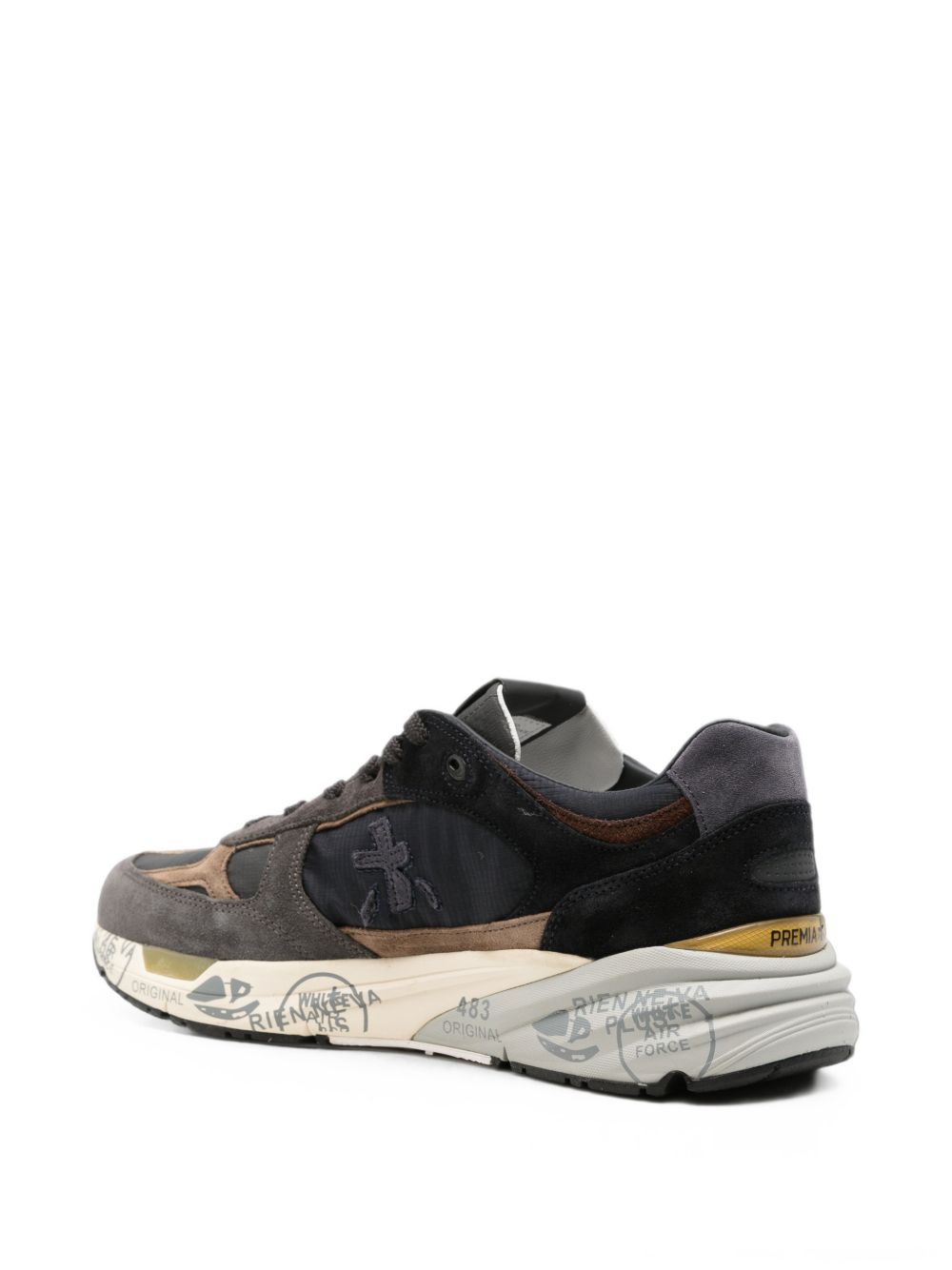 PREMIATA Sneakers blu in suede 