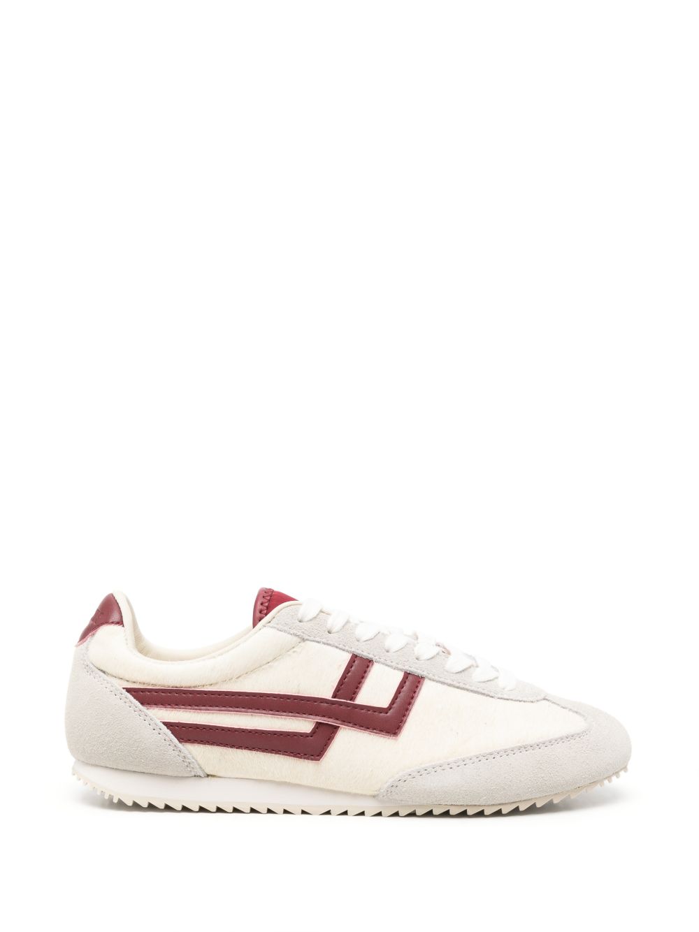 PROKEDS 1949 Sneakers Racer 77 in Suede Grigio e Cavallino Avorio 