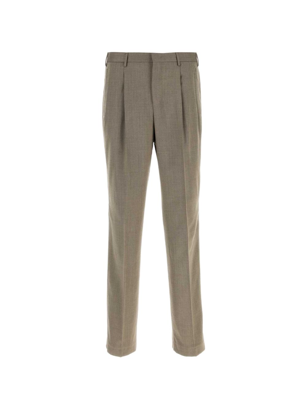 PT TORINO Pantaloni beige in lana elasticizzata 