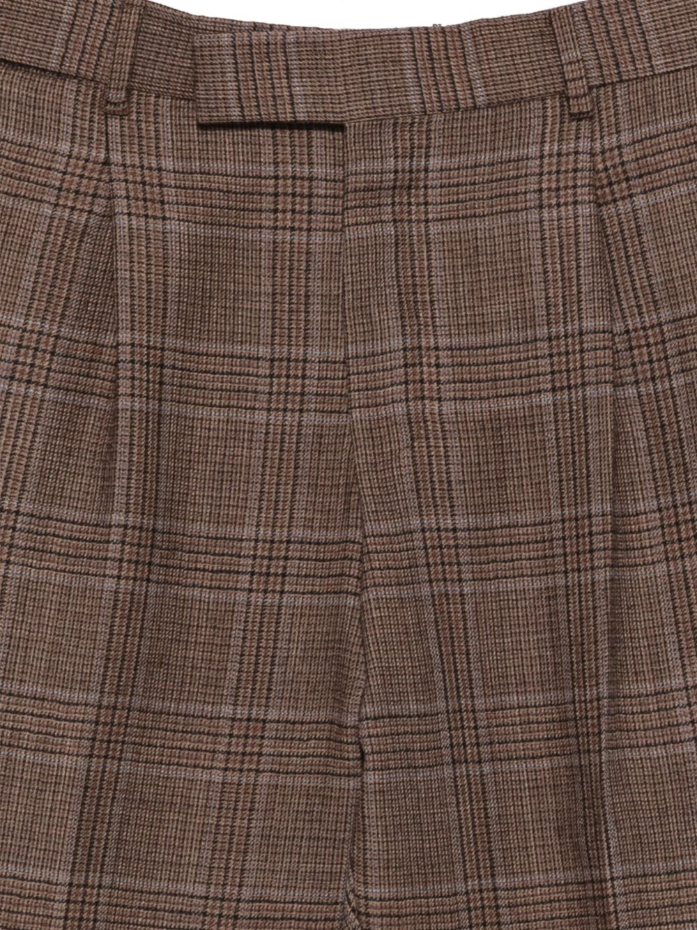 PT TORINO Pantaloni in lana con motivo check 