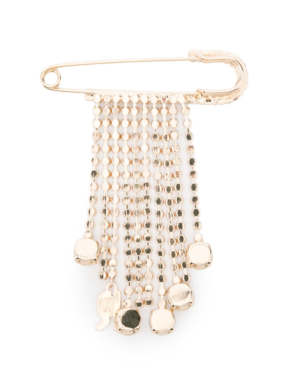 RABANNE Charm portachiavi Paco con frange di strass 