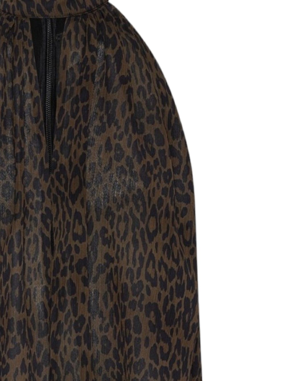 ROTATE Top halter leopardato 