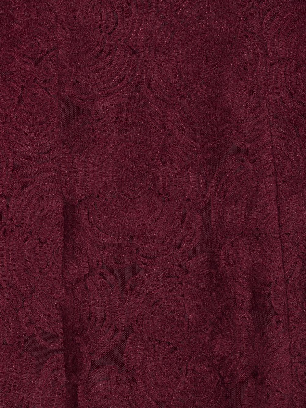 ROTATE Abito Flower Mesh svasato in tessuto riciclato 