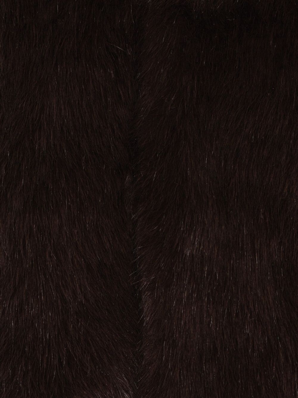 ROTATE Giacca corta oversize in ecopelliccia marrone 