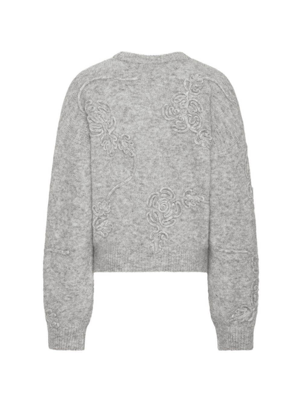 ROTATE Maglia in lana con maniche lunghe e dettaglio elegante 