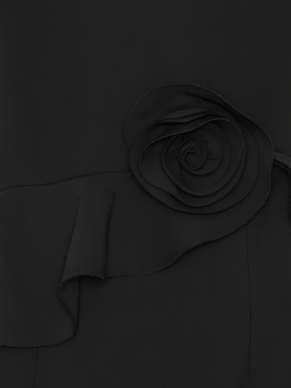 ROTATE Abito lungo nero con  silhouette elegante 