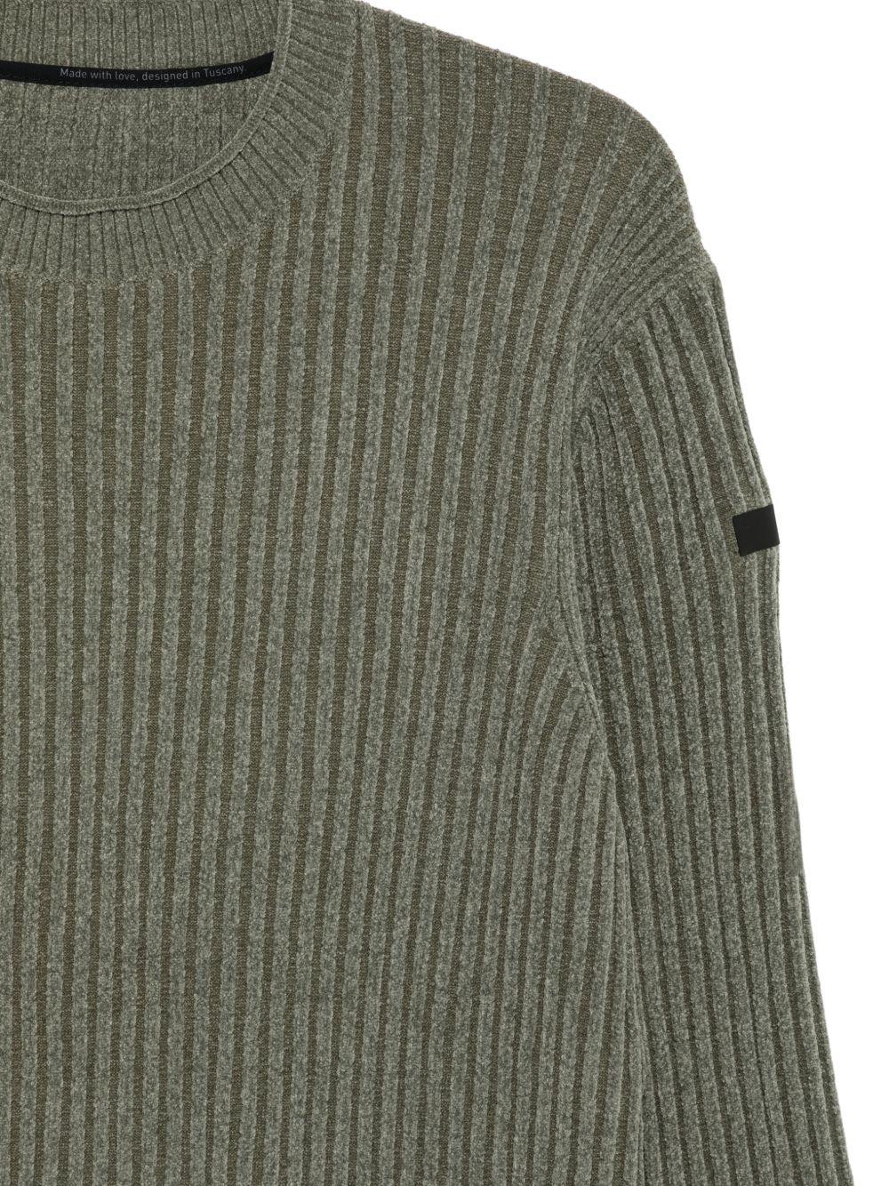RRD ROBERTO RICCI DESIGNS Maglia girocollo verde a costine 
