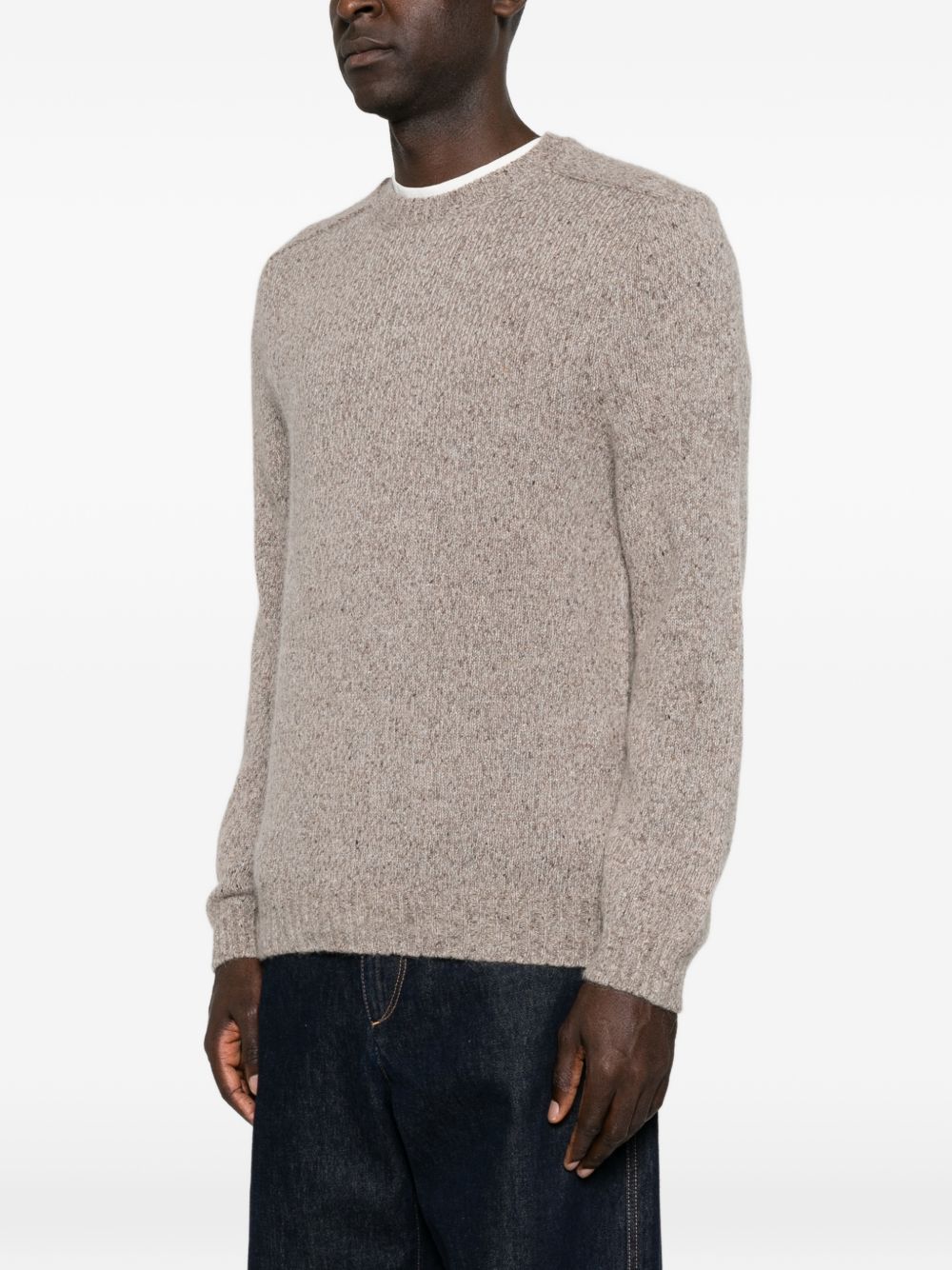 SCAGLIONE Maglia girocollo beige 
