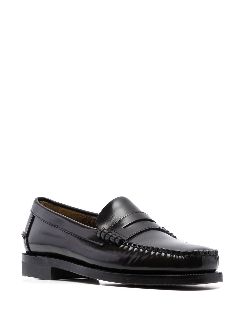 SEBAGO Mocassini Penny Loafer Dan in pelle marrone 