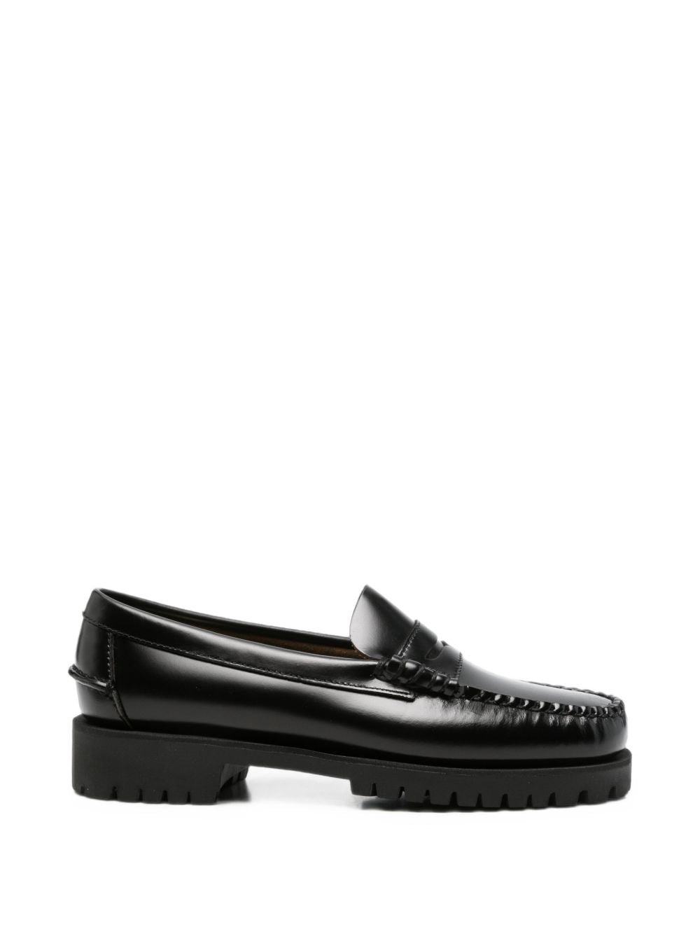 SEBAGO Dan Lug  mocassini penny loafer in pelle con suola carrarmato 