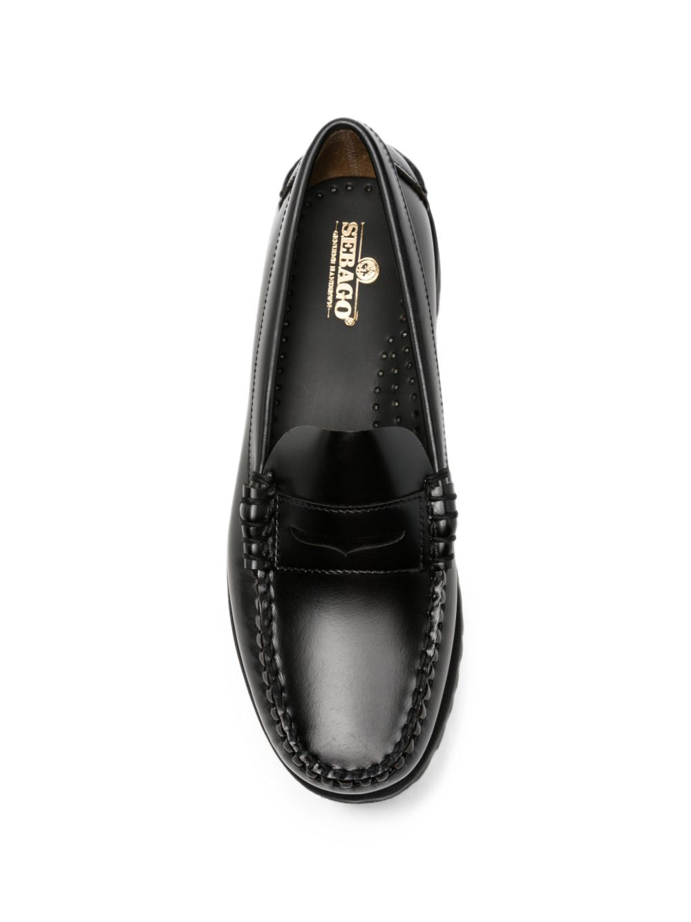 SEBAGO Dan Lug  mocassini penny loafer in pelle con suola carrarmato 