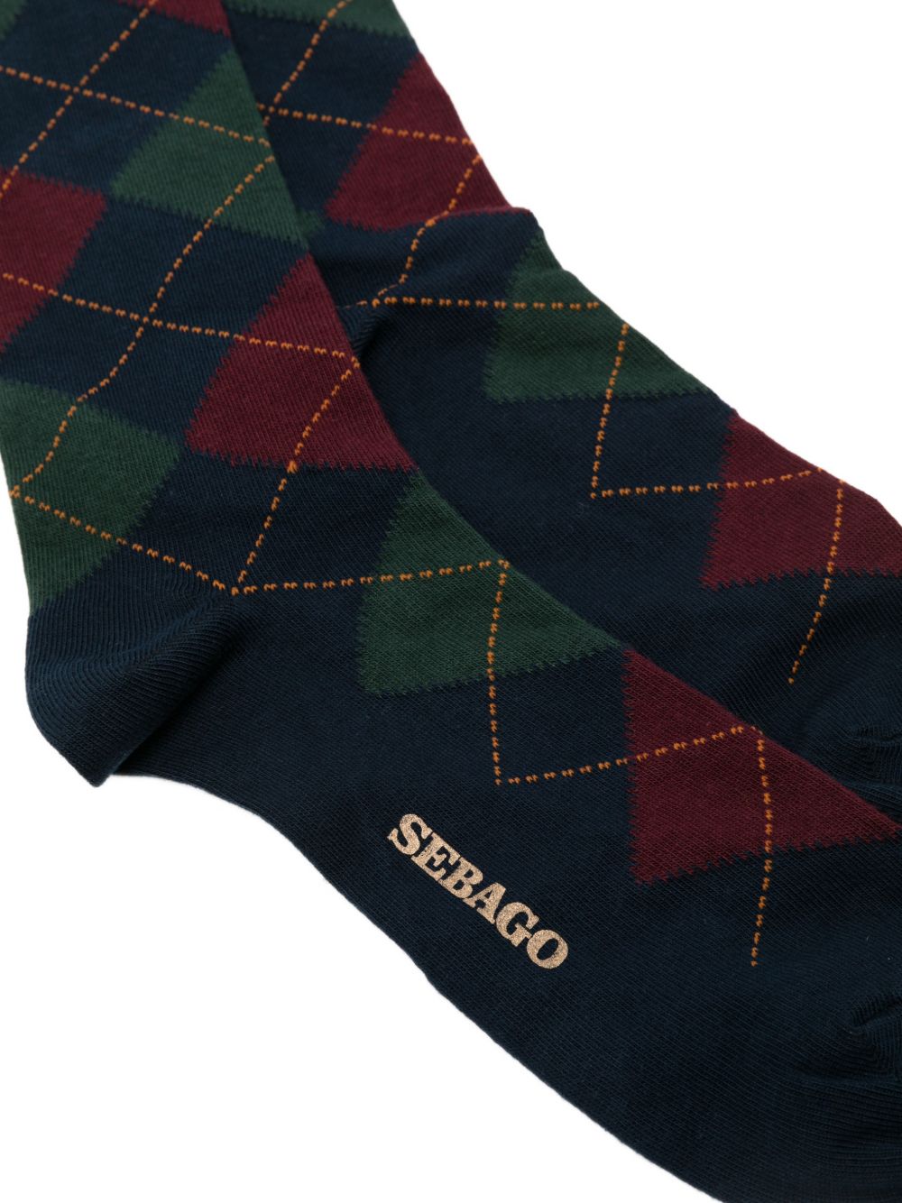SEBAGO Calzini Sabattus con motivo a rombi 