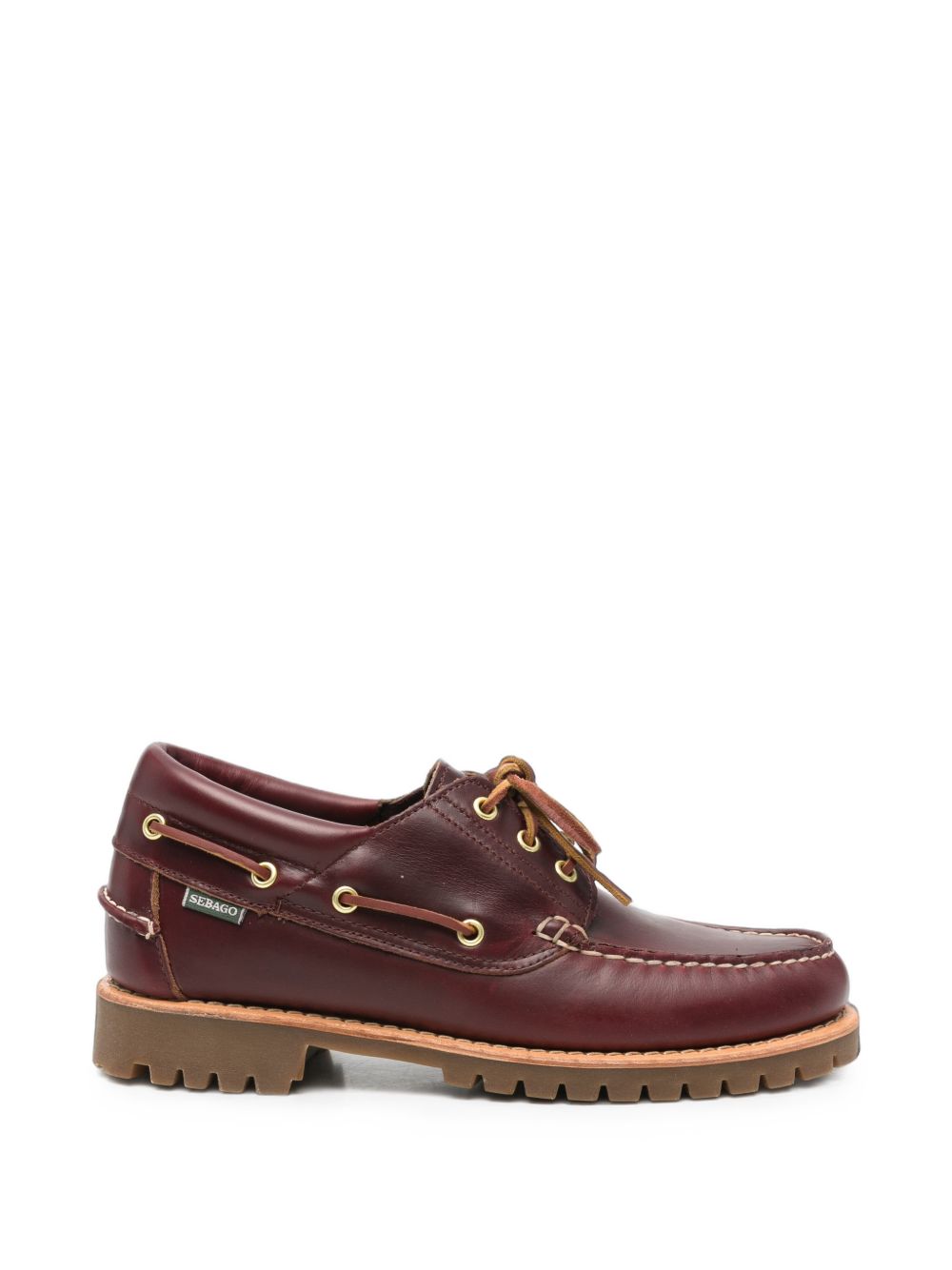 SEBAGO Mocassini da Barca in Pelle Marrone 