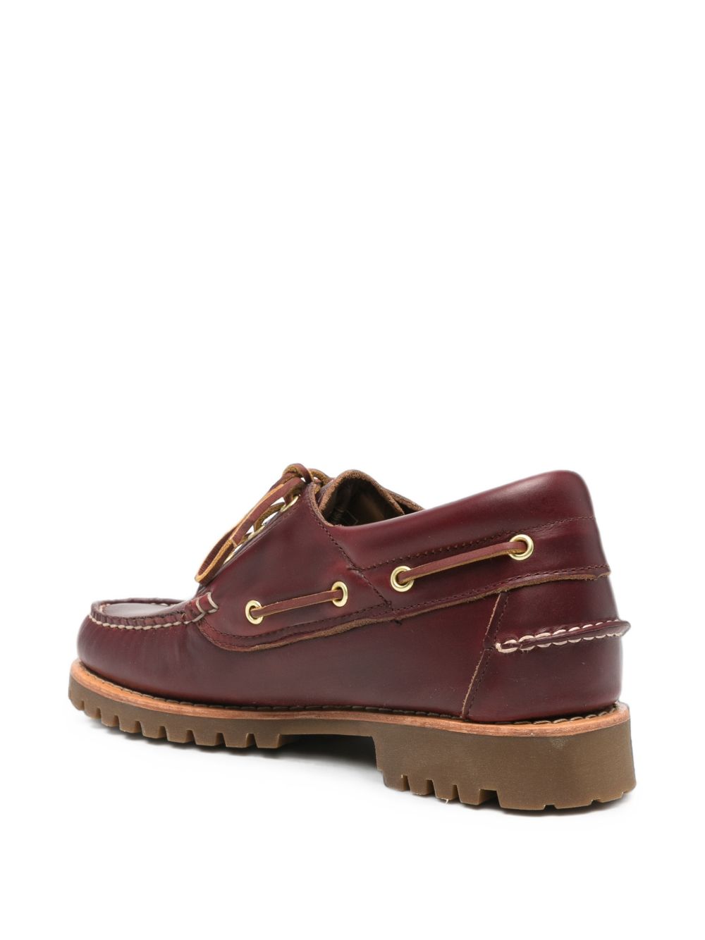 SEBAGO Mocassini da Barca in Pelle Marrone 