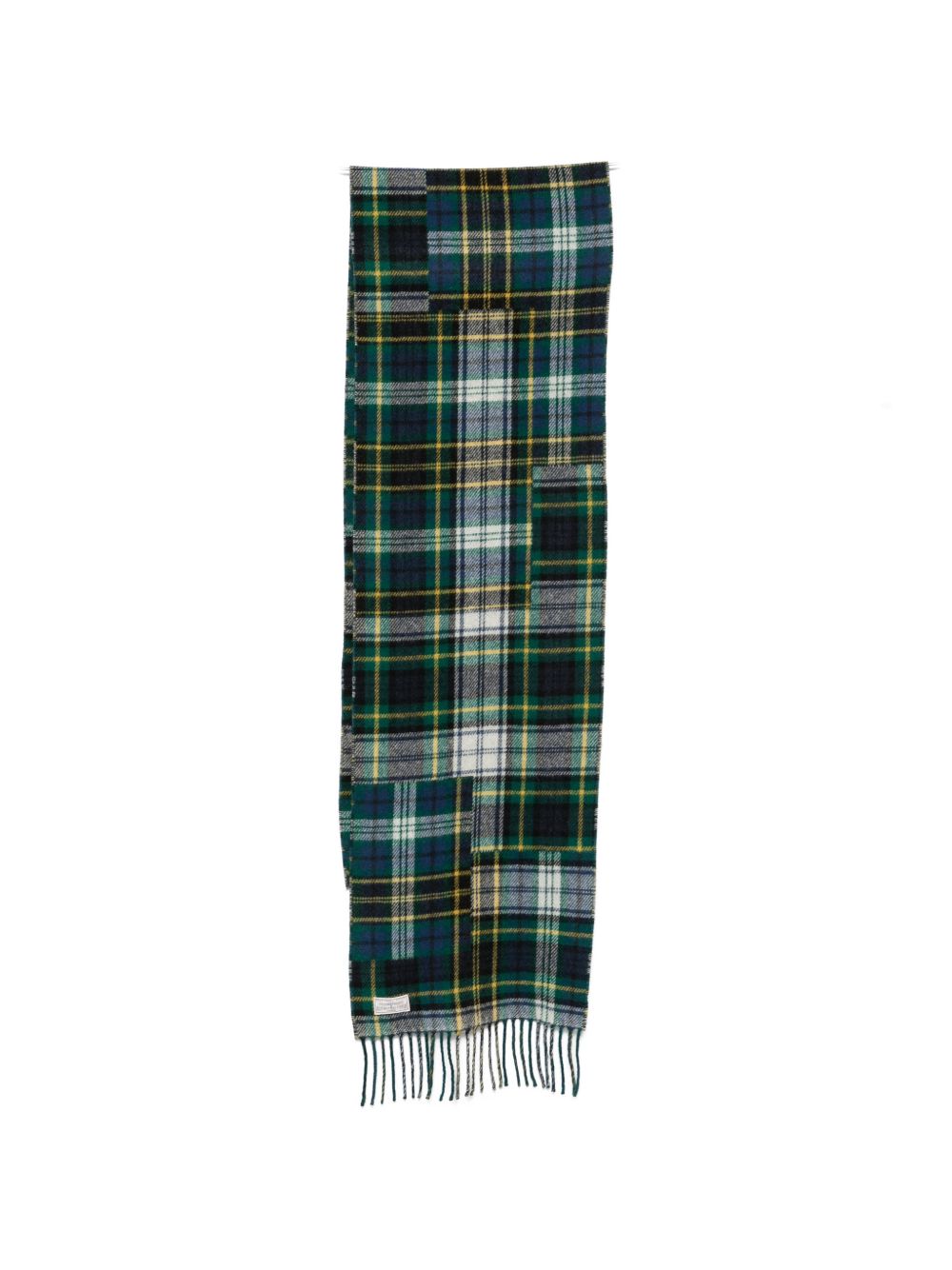 SEBAGO Sciarpa in Lana Tartan Multicolore 