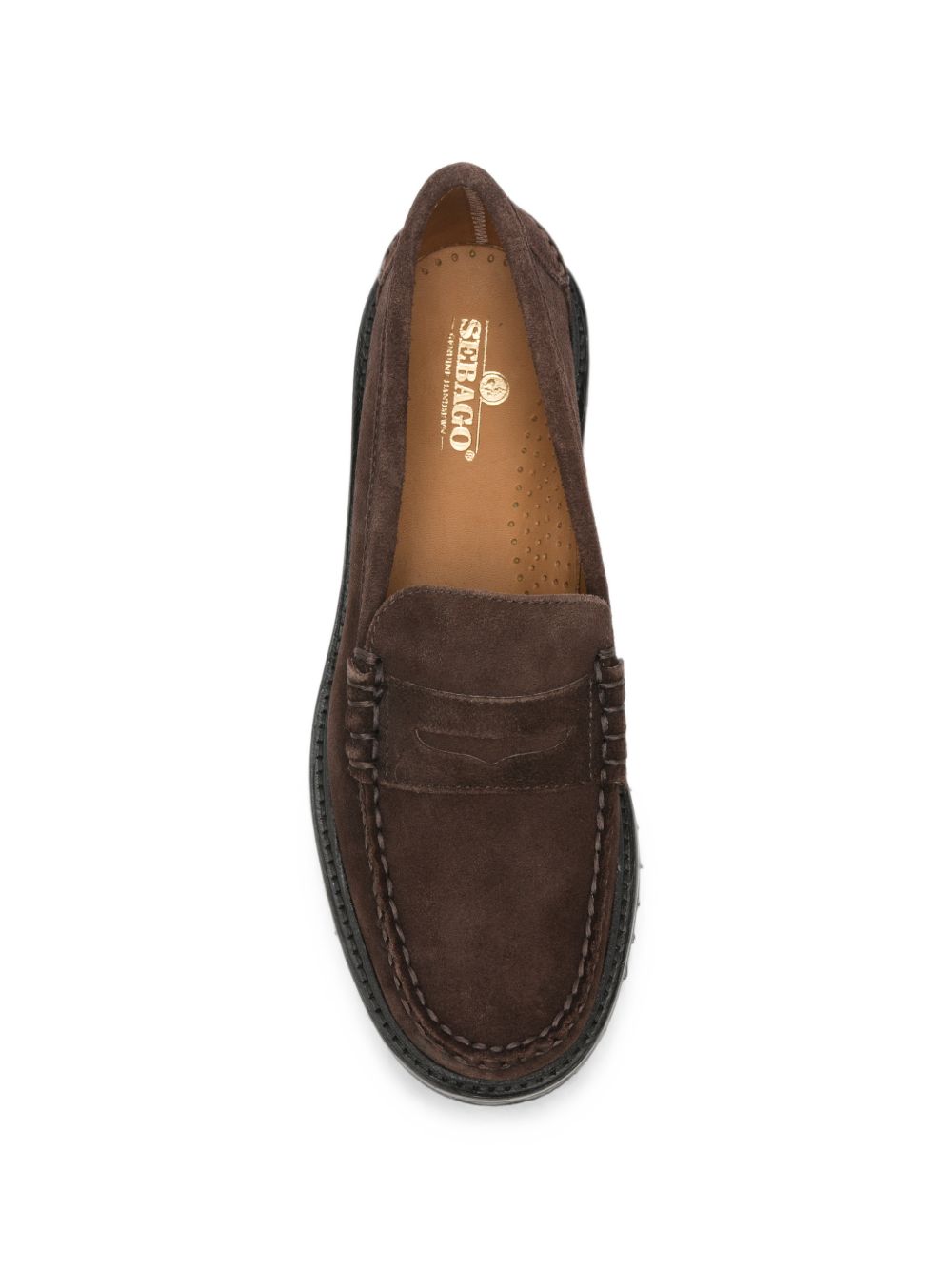 SEBAGO Mocassini DAWSON in pelle scamosciata marrone scuro 
