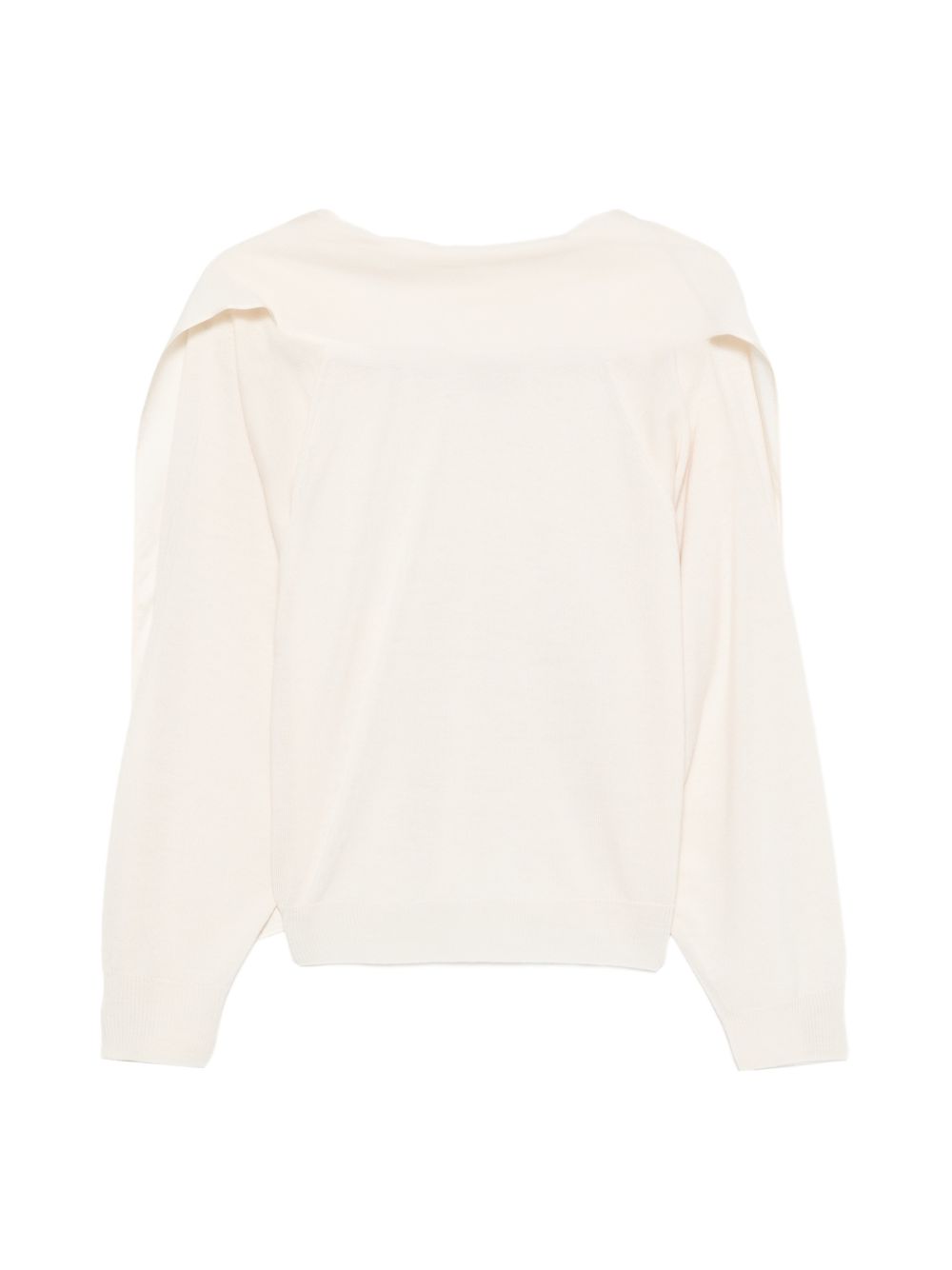 SEMICOUTURE Maglia Kathi color panna in lana 