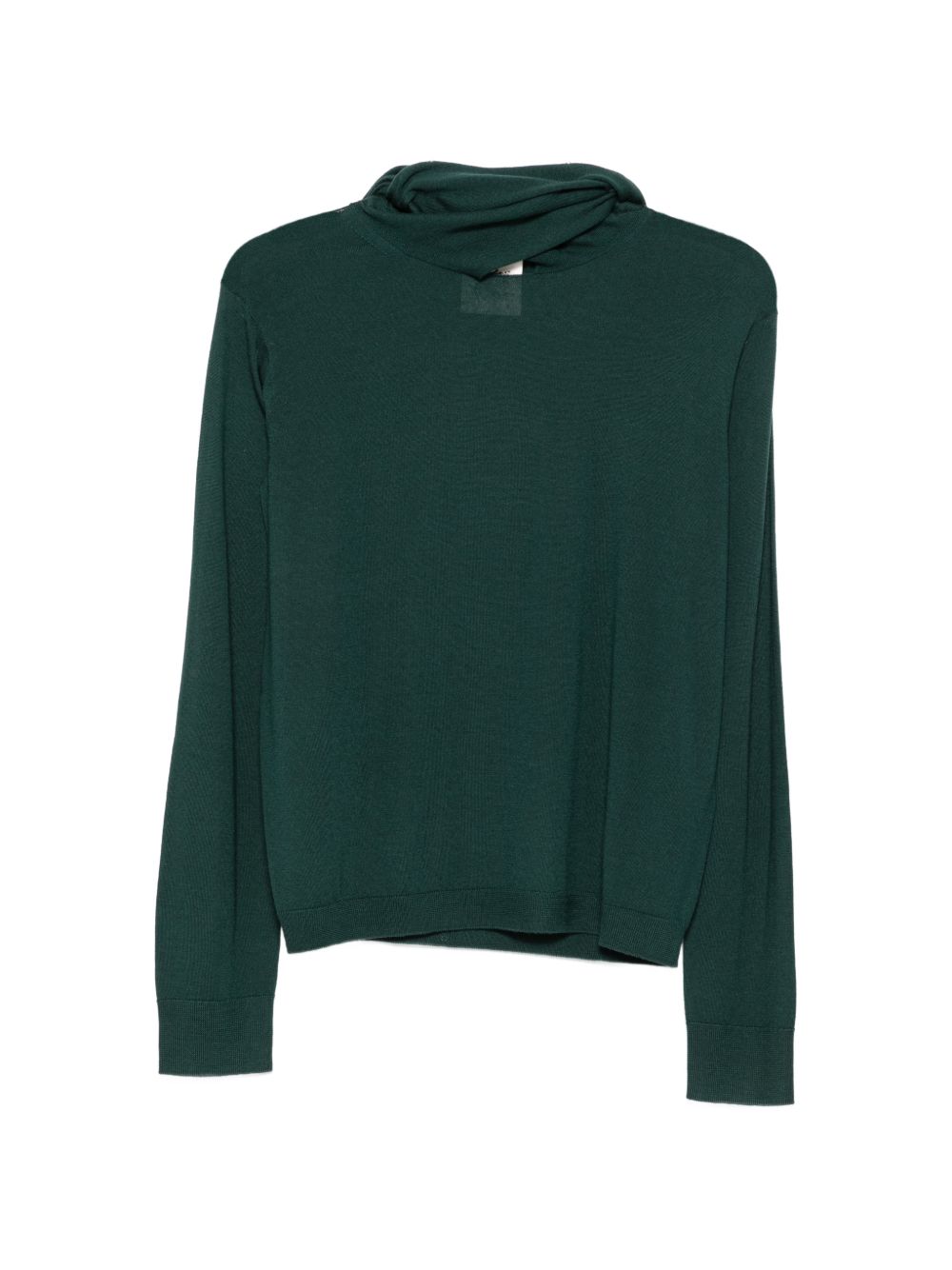 SEMICOUTURE Maglia Eden verde petrolio in lana 