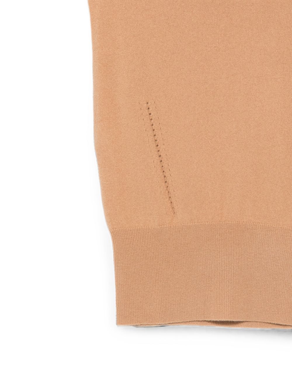 SEMICOUTURE Gilet ANGELICA in lana e cashmere con collo alto 