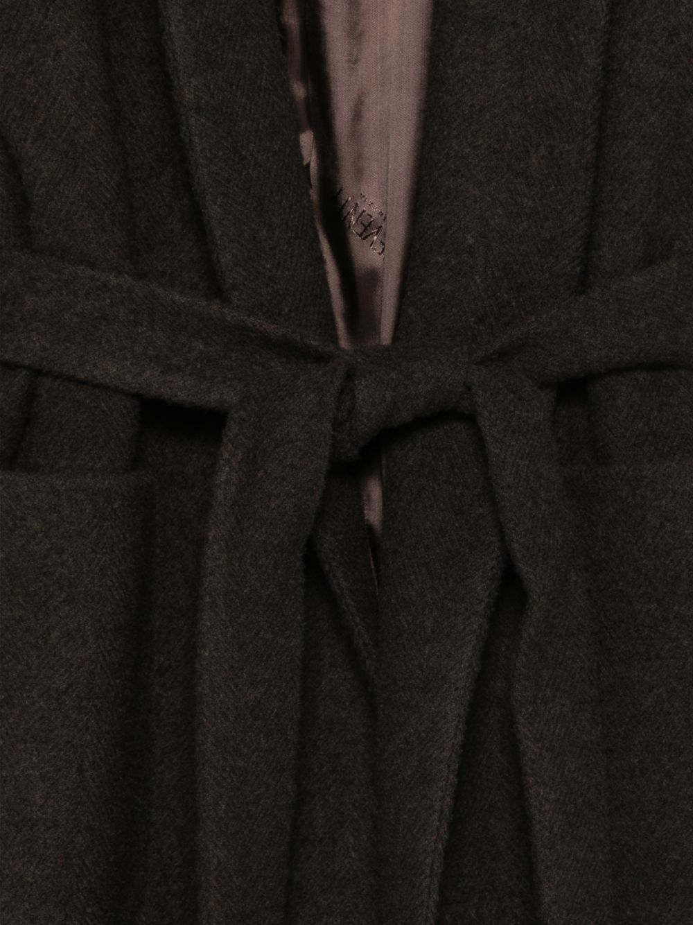 SEVENTY Cappotto Marrone con cintura 