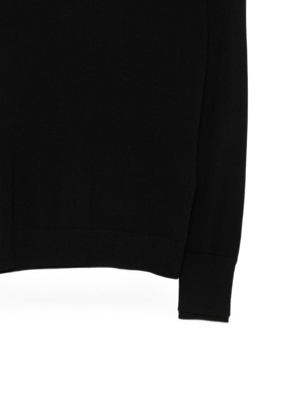 SEVENTY Maglia girocollo in cashmere nera 