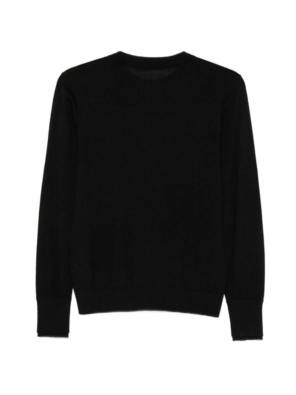 SEVENTY Maglia girocollo in cashmere nera 